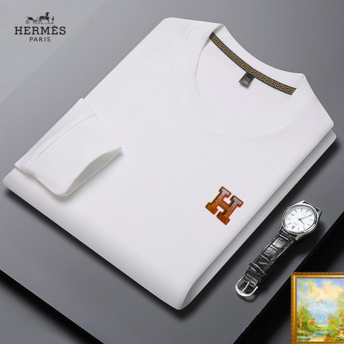 Wholesale Hermes Hoodies Long Sleeved For Men #1248640 $40.00 USD, Wholesale Quality Replica Hermes Hoodies