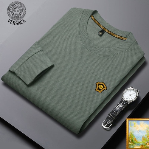 Wholesale Versace Hoodies Long Sleeved For Men #1248658 $40.00 USD, Wholesale Quality Replica Versace Hoodies