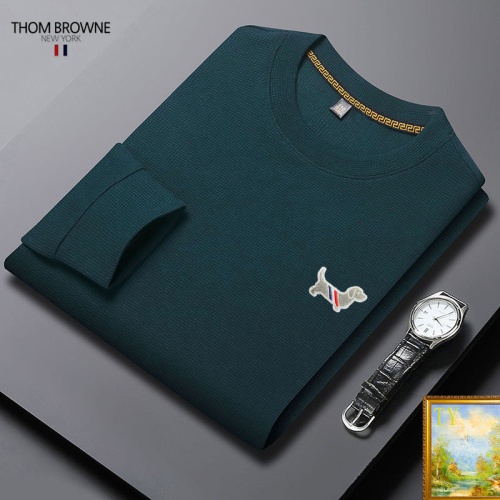 Wholesale Thom Browne TB Hoodies Long Sleeved For Men #1248669 $40.00 USD, Wholesale Quality Replica Thom Browne TB Hoodies