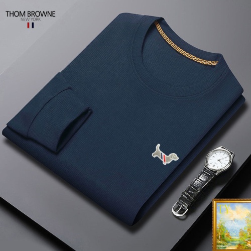 Wholesale Thom Browne TB Hoodies Long Sleeved For Men #1248670 $40.00 USD, Wholesale Quality Replica Thom Browne TB Hoodies