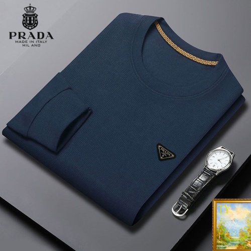 Wholesale Prada Hoodies Long Sleeved For Men #1248699 $40.00 USD, Wholesale Quality Replica Prada Hoodies