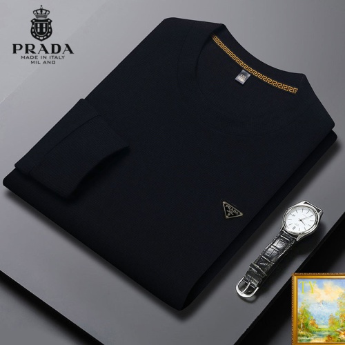 Wholesale Prada Hoodies Long Sleeved For Men #1248700 $40.00 USD, Wholesale Quality Replica Prada Hoodies