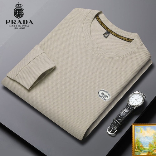 Wholesale Prada Hoodies Long Sleeved For Men #1248702 $40.00 USD, Wholesale Quality Replica Prada Hoodies