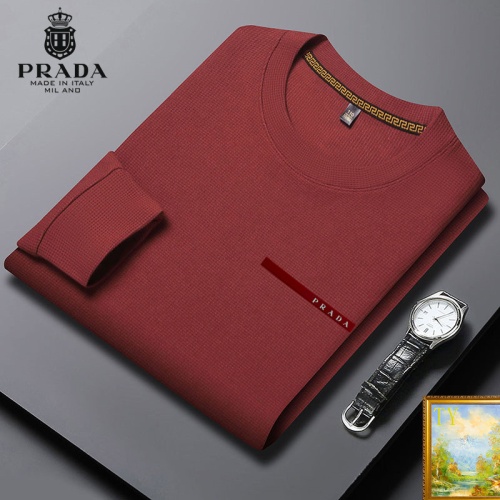 Wholesale Prada Hoodies Long Sleeved For Men #1248712 $40.00 USD, Wholesale Quality Replica Prada Hoodies