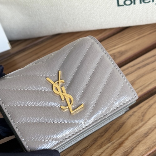 Wholesale Yves Saint Laurent AAA Quality Wallets #1248722 $88.00 USD, Wholesale Quality Replica Yves Saint Laurent AAA Wallets