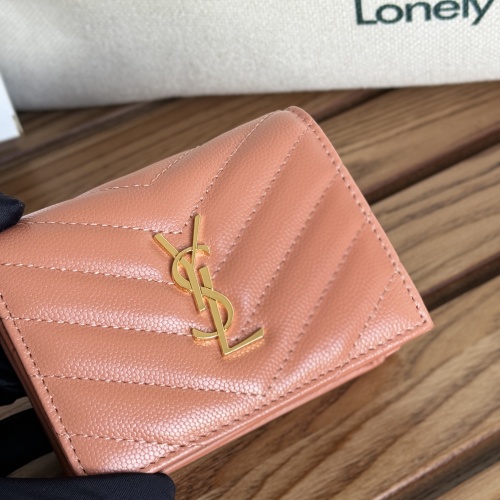 Wholesale Yves Saint Laurent AAA Quality Wallets #1248723 $88.00 USD, Wholesale Quality Replica Yves Saint Laurent AAA Wallets