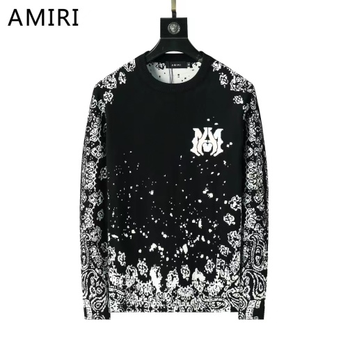 Wholesale Amiri Sweaters Long Sleeved For Men #1248725 $45.00 USD, Wholesale Quality Replica Amiri Sweaters