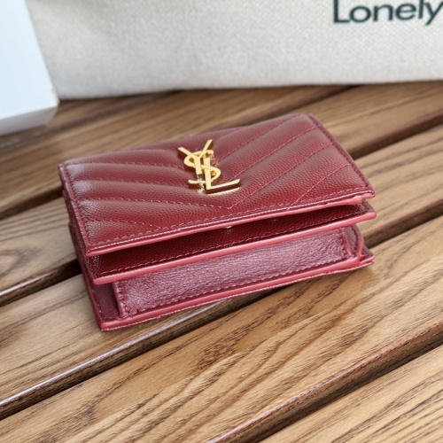 Replica Yves Saint Laurent AAA Quality Wallets #1248726 $88.00 USD for Wholesale