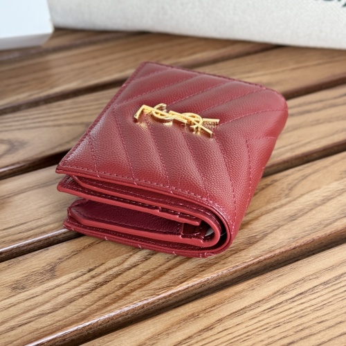 Replica Yves Saint Laurent AAA Quality Wallets #1248726 $88.00 USD for Wholesale