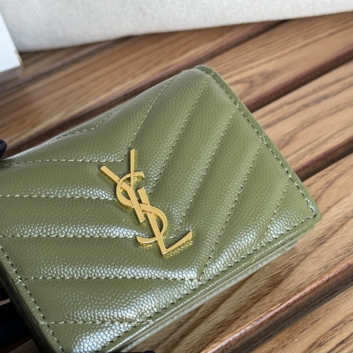 Wholesale Yves Saint Laurent AAA Quality Wallets #1248731 $88.00 USD, Wholesale Quality Replica Yves Saint Laurent AAA Wallets