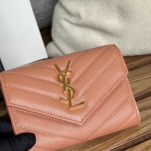 Wholesale Yves Saint Laurent AAA Quality Wallets #1248740 $82.00 USD, Wholesale Quality Replica Yves Saint Laurent AAA Wallets