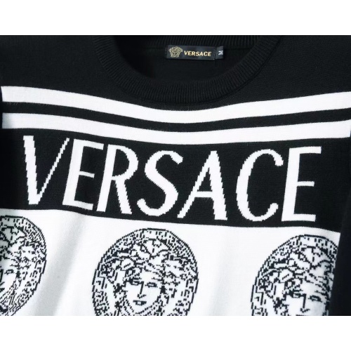 Replica Versace Sweaters Long Sleeved For Men #1248741 $45.00 USD for Wholesale