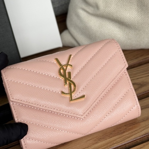 Wholesale Yves Saint Laurent AAA Quality Wallets #1248742 $82.00 USD, Wholesale Quality Replica Yves Saint Laurent AAA Wallets