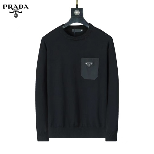 Wholesale Prada Sweater Long Sleeved For Men #1248762 $45.00 USD, Wholesale Quality Replica Prada Sweater