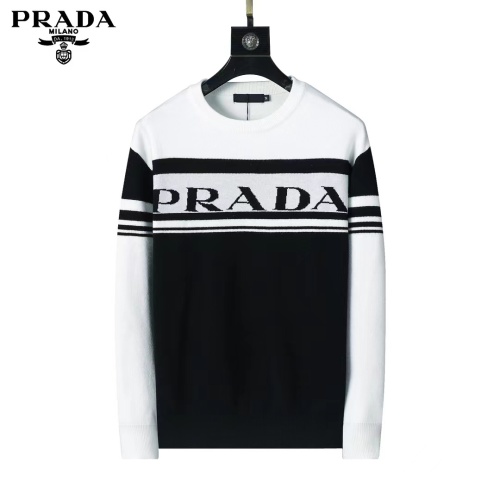 Wholesale Prada Sweater Long Sleeved For Men #1248764 $45.00 USD, Wholesale Quality Replica Prada Sweater