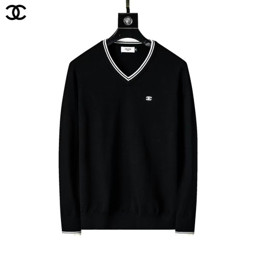 Wholesale Celine Sweaters Long Sleeved For Men #1248765 $45.00 USD, Wholesale Quality Replica Celine Sweaters