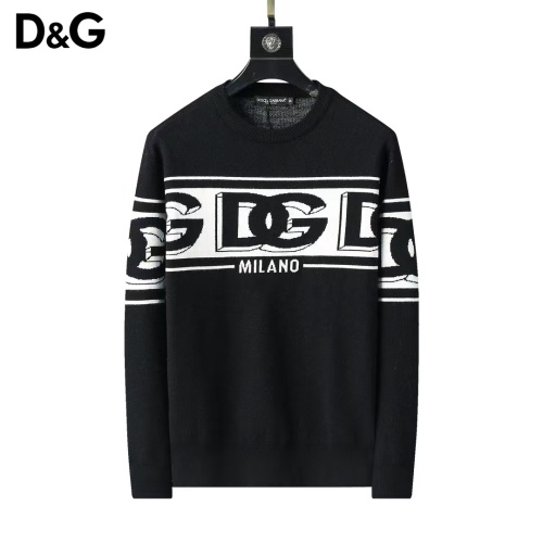 Wholesale Dolce &amp; Gabbana D&amp;G Sweaters Long Sleeved For Men #1248766 $45.00 USD, Wholesale Quality Replica Dolce &amp; Gabbana D&amp;G Sweaters