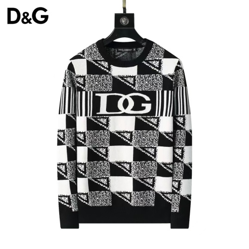 Wholesale Dolce &amp; Gabbana D&amp;G Sweaters Long Sleeved For Men #1248767 $45.00 USD, Wholesale Quality Replica Dolce &amp; Gabbana D&amp;G Sweaters