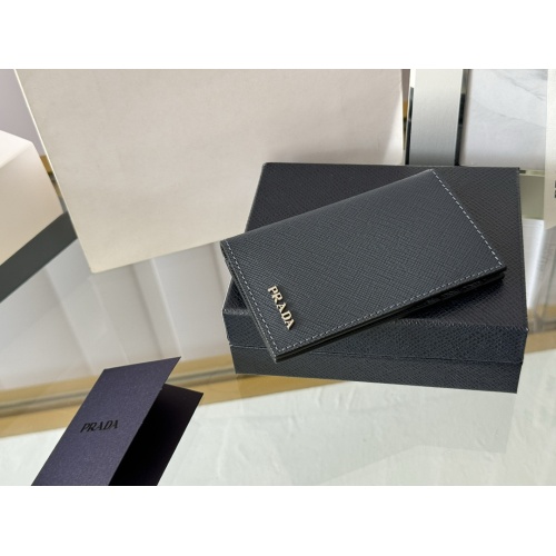 Replica Prada AAA Quality Card Case In Navy #1248772 $72.00 USD for Wholesale