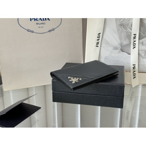 Replica Prada AAA Quality Card Case In Navy #1248773 $72.00 USD for Wholesale