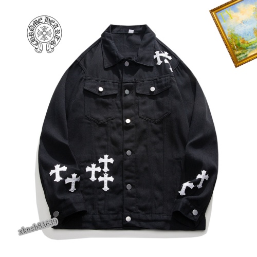 Wholesale Chrome Hearts Jackets Long Sleeved For Men #1248801 $60.00 USD, Wholesale Quality Replica Chrome Hearts Jackets