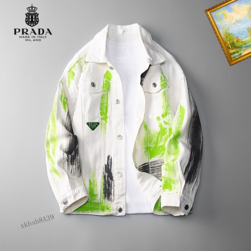 Wholesale Prada Jackets Long Sleeved For Men #1248812 $60.00 USD, Wholesale Quality Replica Prada Jackets