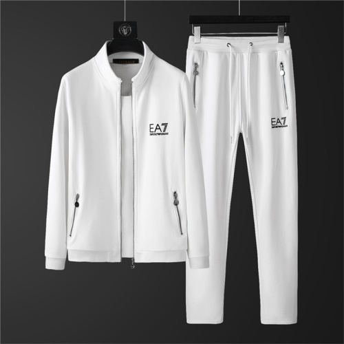 Wholesale Armani Tracksuits Long Sleeved For Men #1248860 $85.00 USD, Wholesale Quality Replica Armani Tracksuits