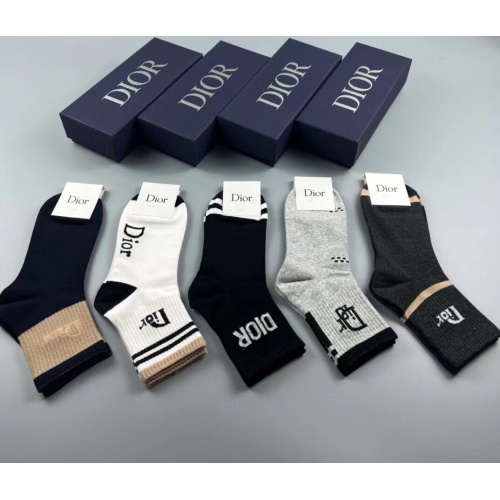 Wholesale Christian Dior Socks For Men #1249010 $27.00 USD, Wholesale Quality Replica Christian Dior Socks