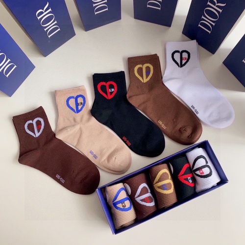 Replica Christian Dior Socks #1249011 $27.00 USD for Wholesale