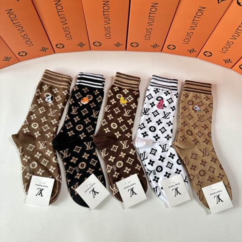 Wholesale Louis Vuitton LV Socks #1249014 $29.00 USD, Wholesale Quality Replica Louis Vuitton LV Socks