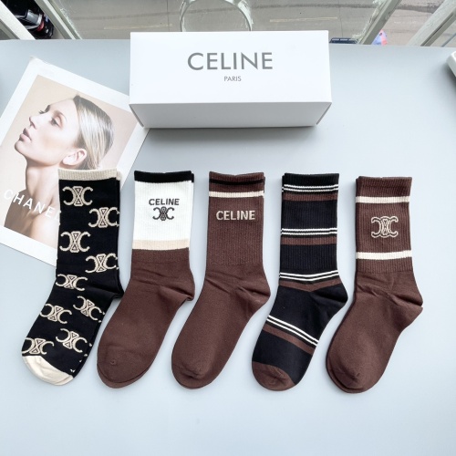 Wholesale Celine Socks #1249023 $29.00 USD, Wholesale Quality Replica Celine Socks