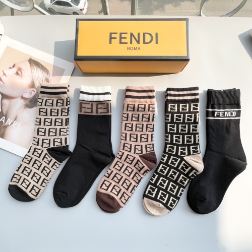 Wholesale Fendi Socks #1249024 $29.00 USD, Wholesale Quality Replica Fendi Socks