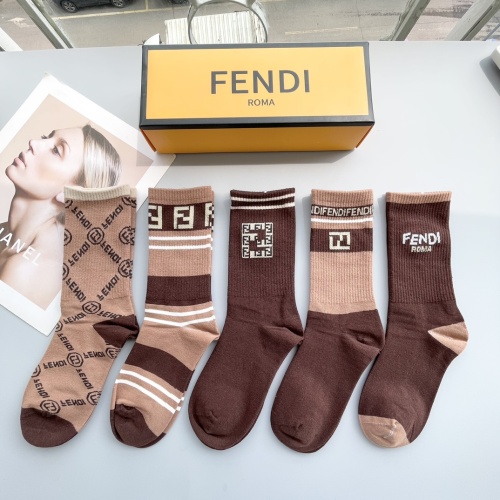 Wholesale Fendi Socks #1249025 $29.00 USD, Wholesale Quality Replica Fendi Socks