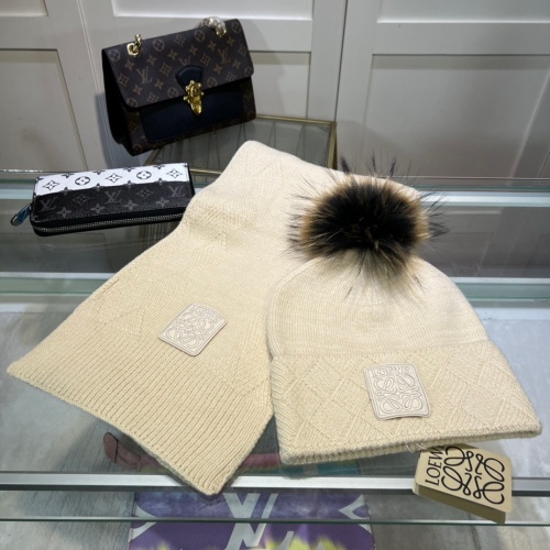 Wholesale LOEWE Caps #1249027 $52.00 USD, Wholesale Quality Replica LOEWE Hat and Scarf and Glove Set