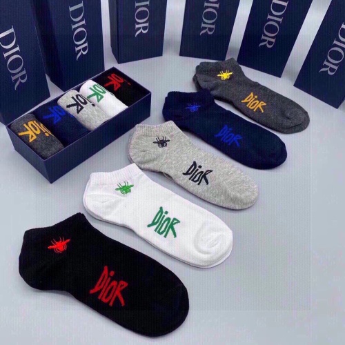 Replica Christian Dior Socks #1249192 $29.00 USD for Wholesale