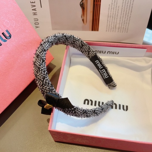 Replica MIU MIU Headband For Women #1249194 $27.00 USD for Wholesale