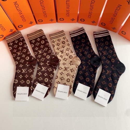 Wholesale Louis Vuitton LV Socks #1249259 $29.00 USD, Wholesale Quality Replica Louis Vuitton LV Socks