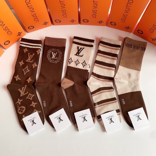 Wholesale Louis Vuitton LV Socks #1249260 $29.00 USD, Wholesale Quality Replica Louis Vuitton LV Socks