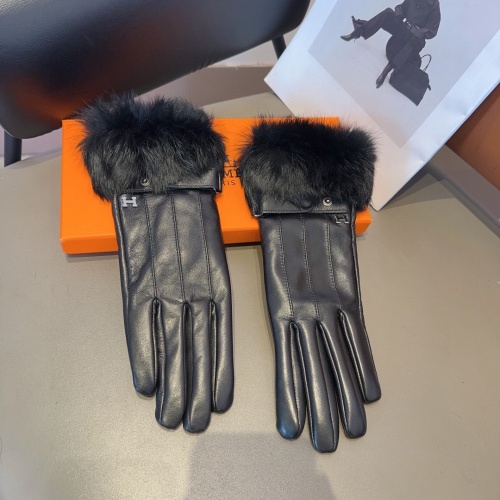 Wholesale Hermes Gloves For Women #1249299 $48.00 USD, Wholesale Quality Replica Hermes Gloves