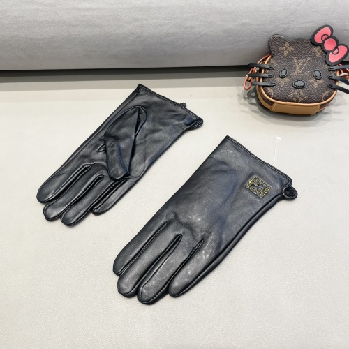 Replica Fendi Gloves For Women #1249300 $42.00 USD for Wholesale