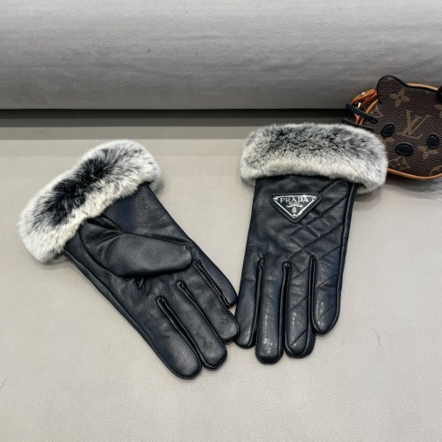 Replica Prada Gloves For Women #1249303 $52.00 USD for Wholesale