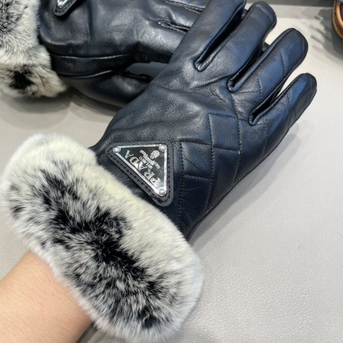 Replica Prada Gloves For Women #1249303 $52.00 USD for Wholesale