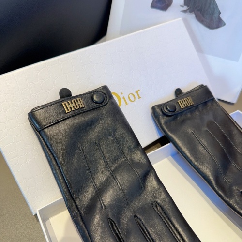 Replica Christian Dior Gloves For Women #1249305 $45.00 USD for Wholesale