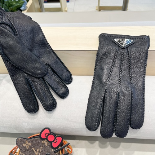 Replica Prada Gloves For Men #1249307 $52.00 USD for Wholesale