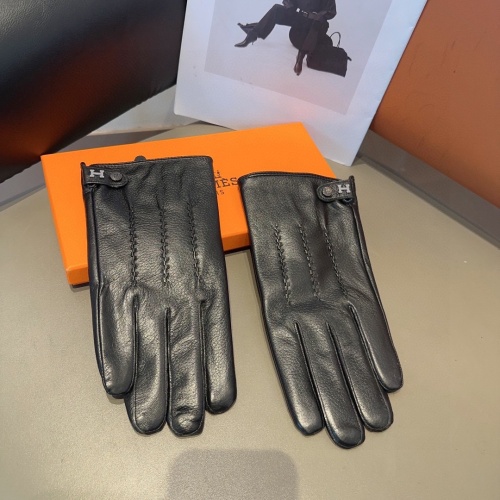 Replica Hermes Gloves For Men #1249320 $48.00 USD for Wholesale