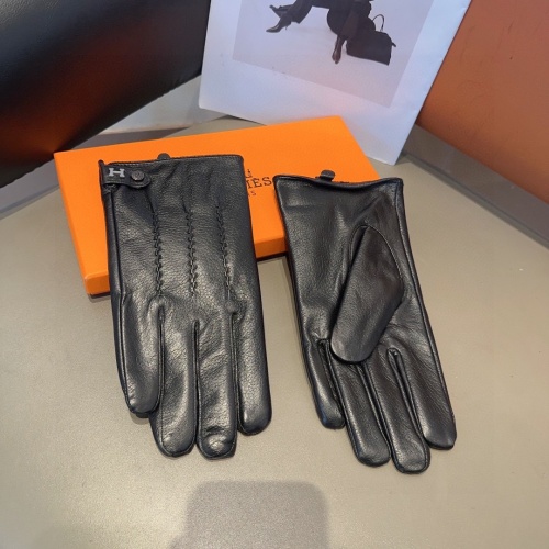 Replica Hermes Gloves For Men #1249320 $48.00 USD for Wholesale