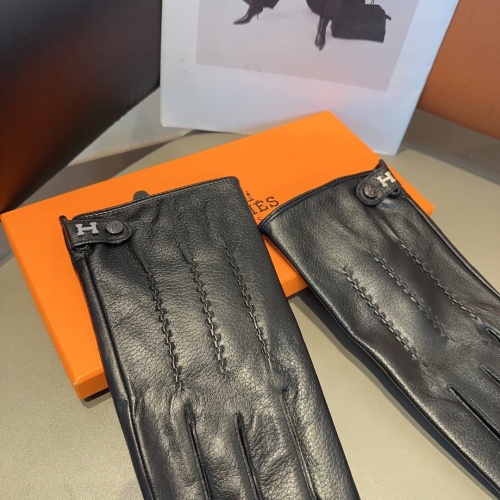 Replica Hermes Gloves For Men #1249320 $48.00 USD for Wholesale