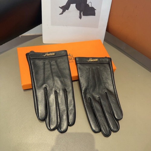 Wholesale Hermes Gloves For Men #1249321 $48.00 USD, Wholesale Quality Replica Hermes Gloves