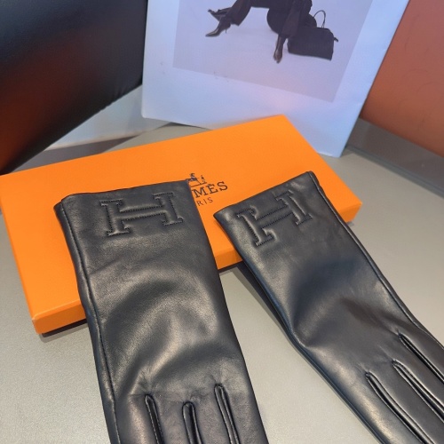 Replica Hermes Gloves For Women #1249326 $56.00 USD for Wholesale