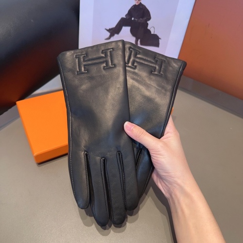 Replica Hermes Gloves For Women #1249326 $56.00 USD for Wholesale